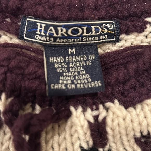 Vintage wool sweater from Harold’s - Picture 3 of 4